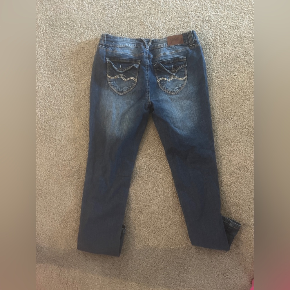 Classic Blue Straight Leg Jeans for Women - Picture 6 of 6